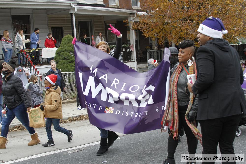 48th Annual Mayors Christmas Parade Division 1 - 2021\nPhotography by: Buckleman Photography\nall images ©2021 Buckleman Photography\nThe images displayed here are of low resolution;\nReprints available, please contact us:\ngerard@bucklemanphotography.com\n410.608.7990\nbucklemanphotography.com\n_MG_0306.CR2